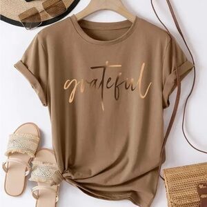 Grateful Tan Women's Top